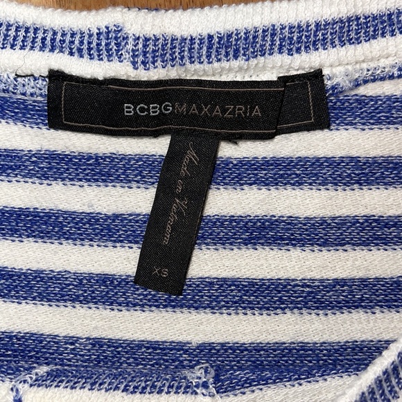 BCBG Maxazria French Terry Cold Shoulder Top - Picture 2 of 7